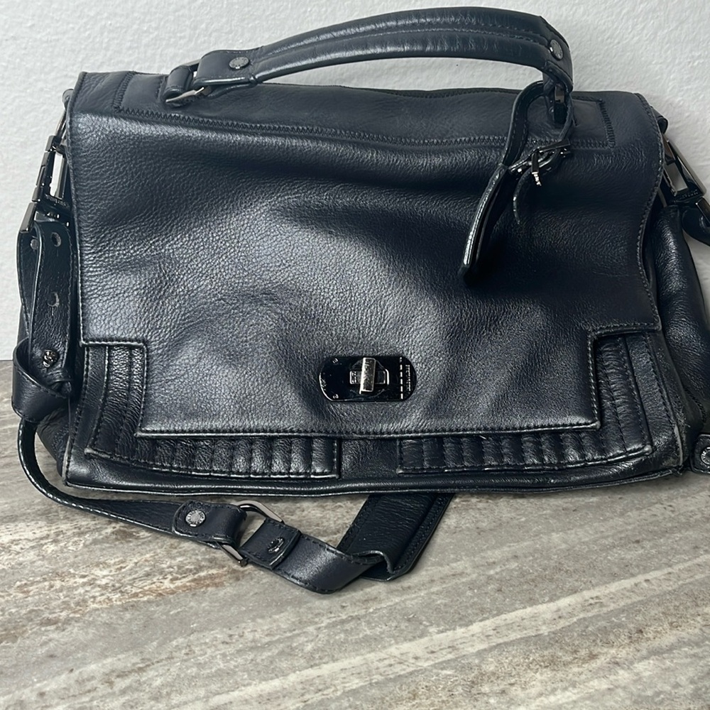 Zadig & Voltaire Black Leather Satchel